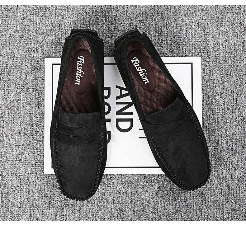 Yeknu Men Loafers Casual Shoes Boat Shoes Men Sneakers New Fashion Driving Shoes Walking Casual Loafers Male Sneakers Shoes